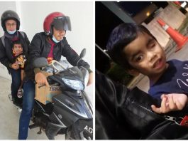 Ibu bapa berkorban naik motosikal redah hujan, sekatan jalan demi bawa anak buat pemeriksaan