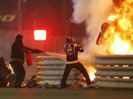 Kereta meletup dan terbakar, Romain Grosjean keluar dengan selamat!