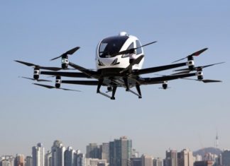 Korea Selatan bakal sediakan perkhidmatan teksi udara tanpa pemandu menjelang 2025