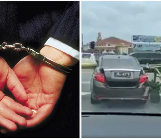 Pokok pisang bongkar rahsia pemandu Toyota Vios