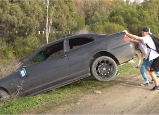 Bintang Youtube ditahan polis selepas buang BMW 3-Series Coupe dalam sungai