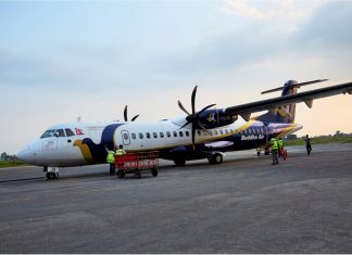 Pesawat Buddha Air bawa penumpang ke lapangan terbang yang salah buddha air