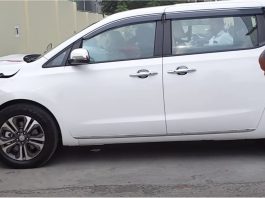 Tak sampai seminit serah kunci, Kia Carnival ini terus remuk melanggar tembok!