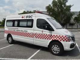 Maxus V80 ini ialah ambulans bertekanan negatif pertama di Malaysia