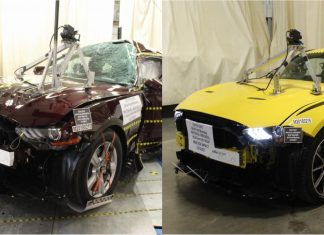 Dua unit Ford Mustang hasil ujian pelanggaran untuk dijual, kalau beli nak buat apa?