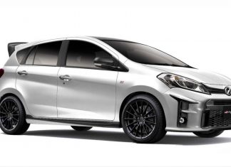 Ini lakaran Perodua Myvi dengan kit badan GR, on tak on?