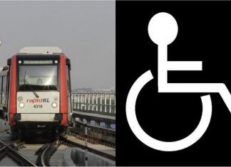 Tren Rapid KL percuma untuk golongan OKU hari ini dan esok