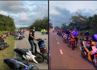 Samseng jalanan pamer aksi merbahaya ‘kecundang’ ditahan polis