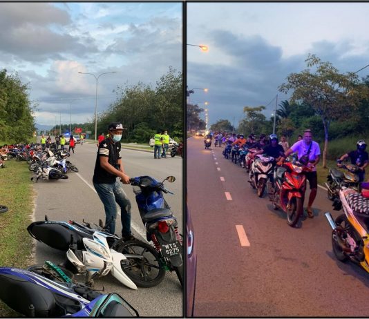 Samseng jalanan pamer aksi merbahaya ‘kecundang’ ditahan polis
