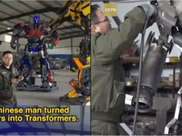 Dari kereta usang menjadi replika Transformers!