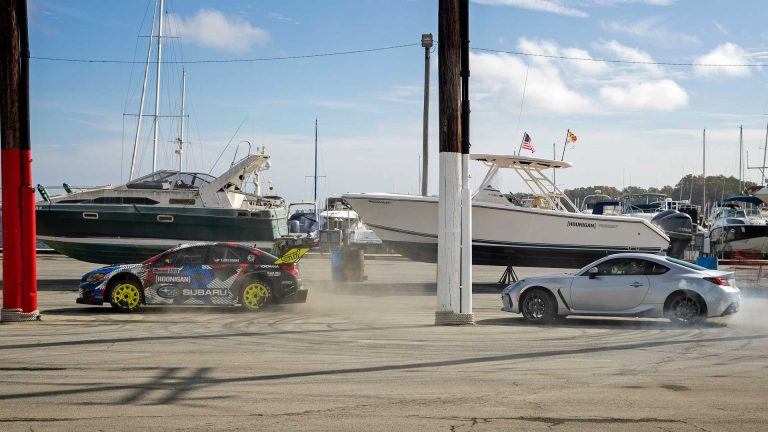 Membuat Basikal Tayar Tiga Drif Gymkhana 2020 tampil Subaru Impreza 862hp, aksi terbang, drift, dan