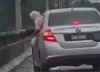 JPJ keluar notis kepada pemilik Perodua Bezza kerana buang sampah dalam sungai