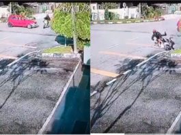 Cikgu sekolah memandu lari selepas langgar motosikal, dapat dikesan kerana nombor plat tertanggal