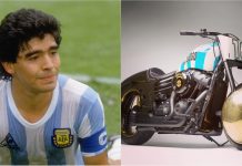 Harley-Davidson Fat Bob kustom pernah dihasilkan untuk Diego Maradona