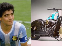Harley-Davidson Fat Bob kustom pernah dihasilkan untuk Diego Maradona