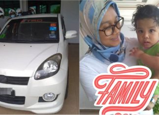 Wanita cemas bayi perempuan terperangkap dalam Myvi terkunci