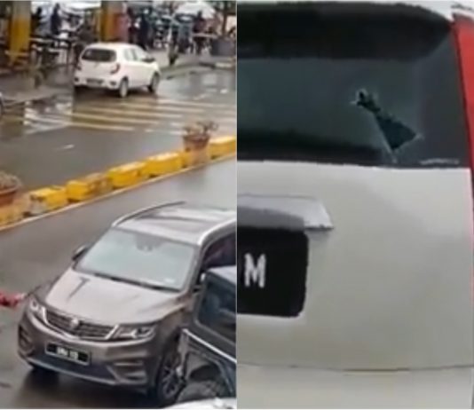 Polis tahan wanita kurang siuman rosakkan kenderaan di tempat parkir