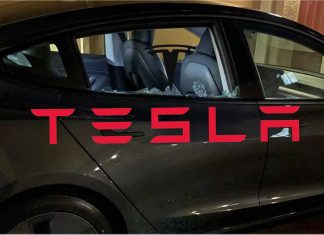 Tingkap Tesla Model 3 pecah secara tiba-tiba beberapa minit selepas dihantar