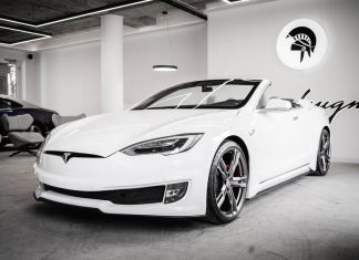 Tesla Model S versi roadster dihasilkan oleh Ares Design, satu unit sahaja di dunia!