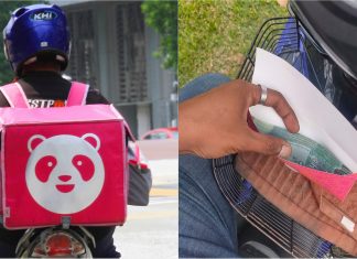 Rider FoodPanda terkejut terima tips dari pelanggan berjumlah RM1,000
