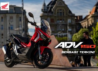 Honda ADV 150 akhirnya dilancar, dua pilihan warna, RM12k