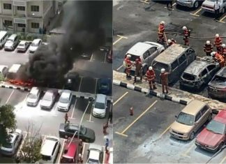 Kebakaran libatkan enam kenderaan dipercayai perbuatan khianat – polis