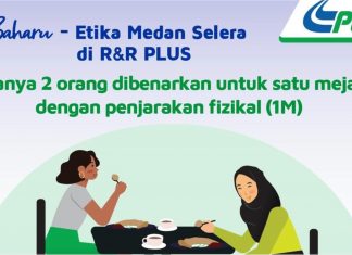 PKP: PLUS buka semula ruang makan di R&R ikut SOP ditetapkan