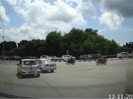 Pemandu Proton Saga himpit kereta, buli pelajar sekolah memandu