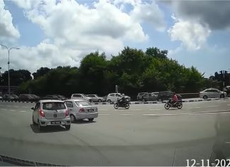 Pemandu Proton Saga himpit kereta, buli pelajar sekolah memandu