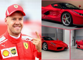 Lapan kereta milik Sebastian Vettel untuk dijual, banyak model Ferrari!