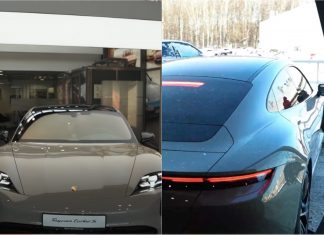 YouTuber Rusia ini pandu Porsche Taycan Turbo S langgar cermin bilik pameran!