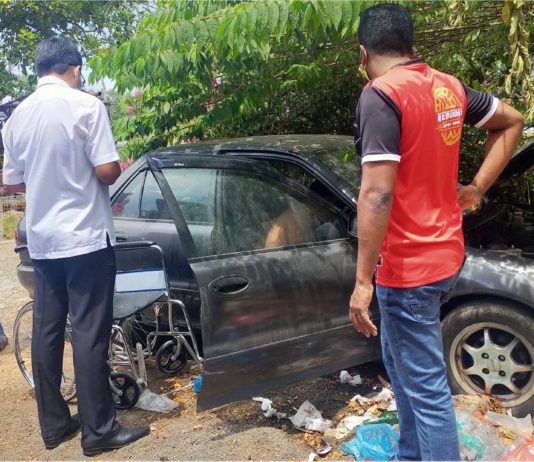 Warga emas OKU tinggal dalam Proton Wira dihantar ke rumah kebajikan