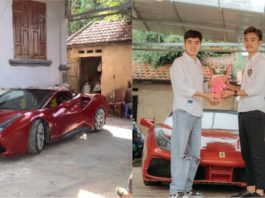 Sekumpulan anak muda dari Vietnam hasilkan replika Ferrari 488, modal hanya RM4k!