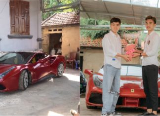 Sekumpulan anak muda dari Vietnam hasilkan replika Ferrari 488, modal hanya RM4k!