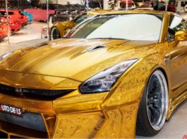 Nissan GT-R R35 bersalut emas talaan Kuhl Racing untuk dijual, harga RM2.2 juta!