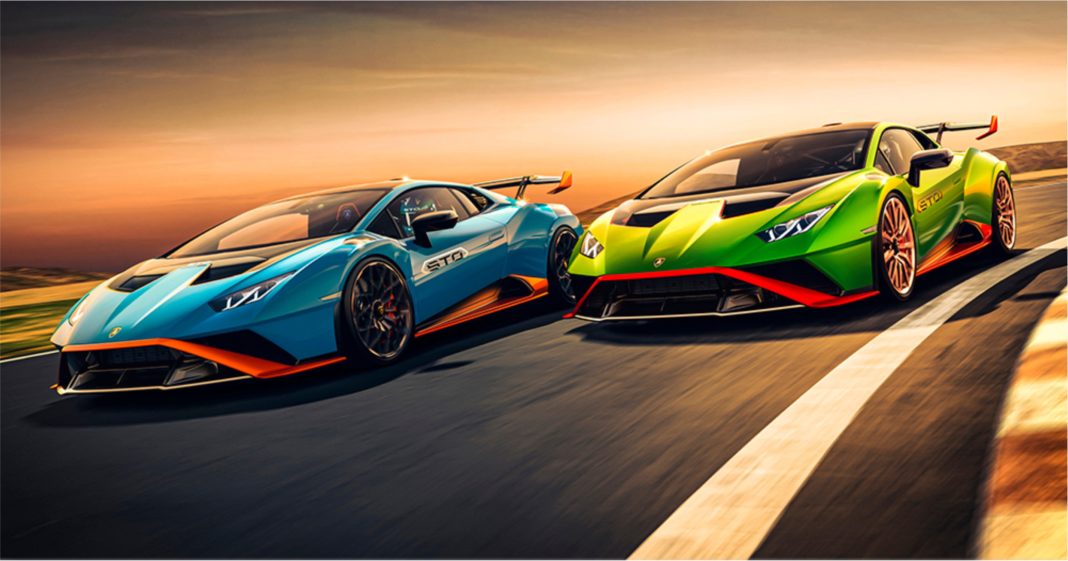 dua model Lamborghini