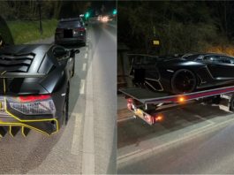 Polis England rampas Lamborghini Aventador SV kerana tak bayar cukai jalan!