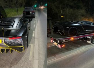 Polis England rampas Lamborghini Aventador SV kerana tak bayar cukai jalan!