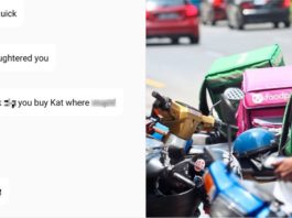 Makanan lambat sampai, pelanggan biadap ugut rider FoodPanda