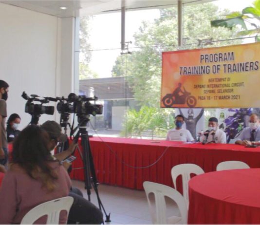 Program Latihan Untuk Jurulatih (TOT) bagi keselamatan pengguna motosikal