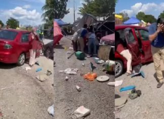 Getah pelapik berlipat bawah pedal brek jadi punca Proton Saga hilang kawalan