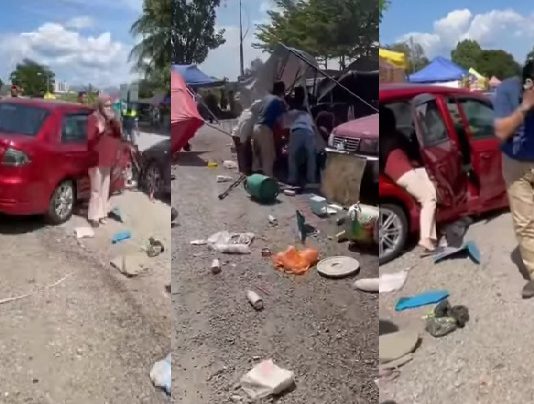 Getah pelapik berlipat bawah pedal brek jadi punca Proton Saga hilang kawalan