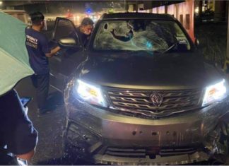 Setiausaha sulit kanan menteri kemalangan, Proton X70 dipandu terlanggar besi