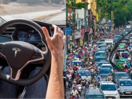 Mod Autopilot Tesla gagal berfungsi dalam kesesakan lalu lintas di Vietnam