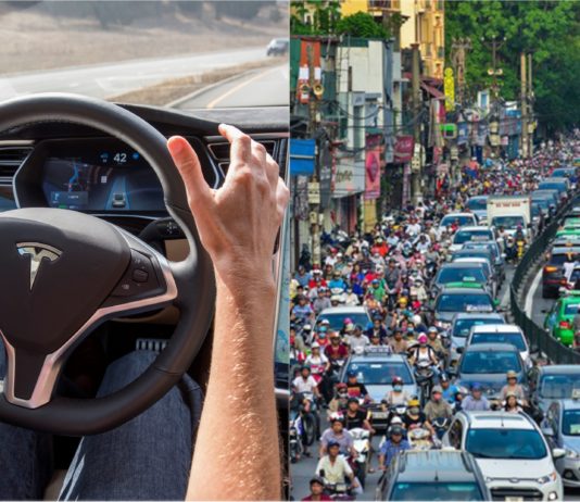 Mod Autopilot Tesla gagal berfungsi dalam kesesakan lalu lintas di Vietnam