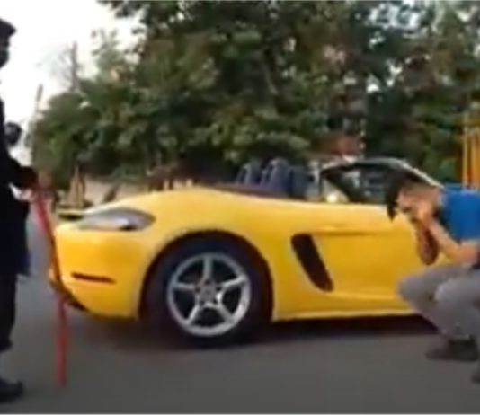 Pemandu Porsche 718 Boxster kena ‘sit up’ kerana keluar dalam tempoh lockdown