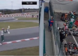 Luca Corberi dilarang berlumba selama 15 tahun kerana mengamuk selepas perlumbaan Luca Corberi