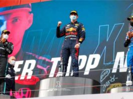 Cuaca buruk bukan penghalang untuk Max Verstappen muncul juara GP Emilia Romagna