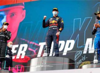 Cuaca buruk bukan penghalang untuk Max Verstappen muncul juara GP Emilia Romagna