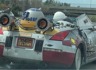 Pemilik Nissan 350Z ini merupakan pemilik tegar filem Star Wars